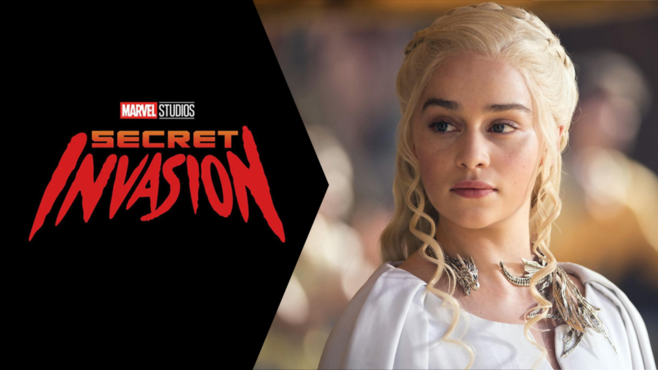Vídeo do set de Invasão Secreta mostra Emilia Clarke agindo de maneira suspeita